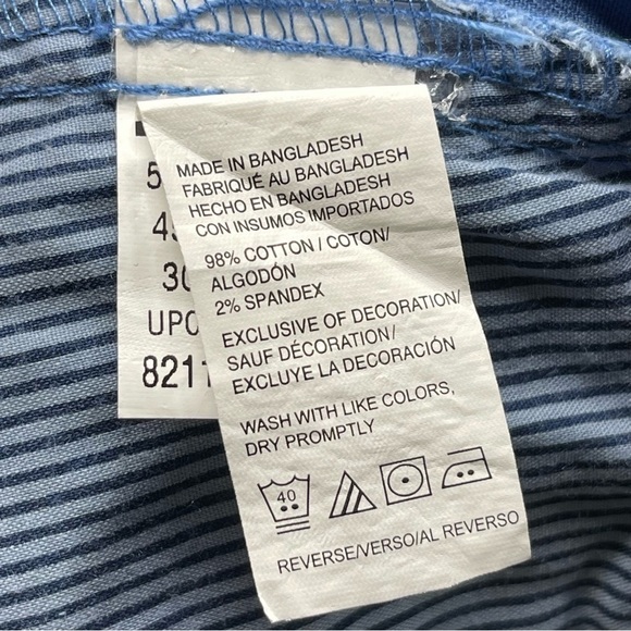 NWT IZOD Saltwater Stretch Chino Short size 30 - Picture 9 of 10